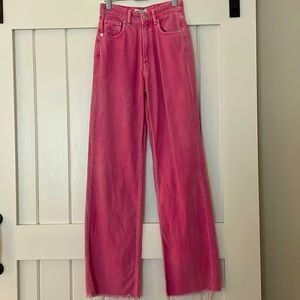 ZARA Pink Jeans size 4